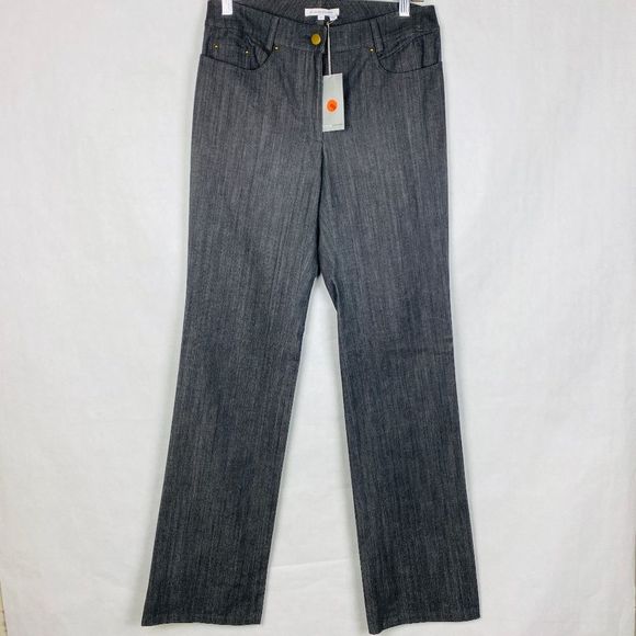 Bill Blass NY Heather Gray Harlow Jeans - Picture 1 of 6